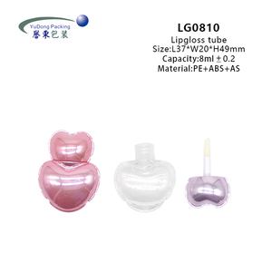 Bán Buôn Biểu Tượng Tùy Chỉnh Lip Gloss Ống Hình Trái Tim 8Ml Nhựa Lip Balm Container Với Tùy Chỉnh Nhãn Vít Cap Mỹ Phẩm - Product Image 4