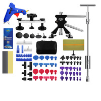 Outil de redressage de bosses sans peinture pour véhicules, extracteur de pont pour réparation de dommages de grêle, kits de réparation de bosses automobiles en acier inoxydable et fer AC