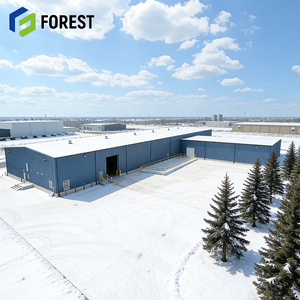 Edificio Prefabricado de Acero de Alta Resistencia en EE. UU. con Aislamiento de Lana de Roca, Estructura Sostenible, Almacén Ecológico en Ontario - Product Image 1