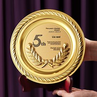 Trophée personnalisé en bois et métal pour la retraite, récompense d'honneur, cadeau de départ pour enseignants, anniversaire de carrière, intégration à l'institution