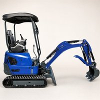 Mini-excavatrice 1,8 tonne sur chenilles, moteur Kubota EPA Euro5, service après-vente gratuit, prix des excavatrices agricoles