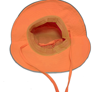 Logotipo personalizado Hi Vis Sun Hats Alta visibilidad Fluorescente Reflectante Seguridad Casco para el trabajo al aire libre - Product Image 2