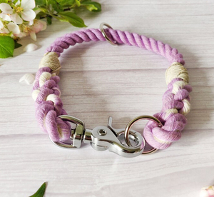 Nuevo Producto 2026 2026 2024 Collar para Perro de Lujo, Colorido y Elegante, con Logotipo Personalizado, de Cuerda de Cáñamo, Multicolor, con Etiqueta - Product Image 5