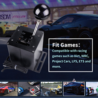 H Gear Shifter 7 + R PC USB Simulator Shifter Sim Racing Shifter Handbrake untuk Logitech G29 G27 G25 G920