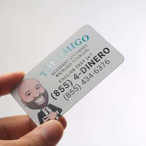 Tarjeta de Presentación de Metal en Blanco de Acero Inoxidable Grabada al por Mayor de 0.8 mm - Product Image 6