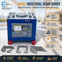 Machine à cintrer les barres d'acier CNC OEM, machine à cintrer les étriers de fer à béton électrique 6-40 mm pour la construction avec moteur à fil de cuivre de 3 kW