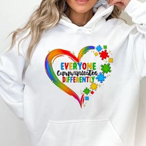 Сердце, все общаются по-разному, с аутизмом, дтф, переводная печать, утюгом, наклейки, сублимационные сумки для одежды, одежда - Product Image 4