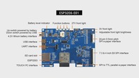 Carte de développement ESP32E6-E01 tout-en-un avec écran E Ink, kit de test Bluetooth/WiFi/USB/carte SD (24 broches)