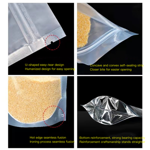 Personalización autoportante <span class=keywords><strong>yin</strong></span> y <span class=keywords><strong>yang</strong></span> bolsa de embalaje de papel de aluminio de pie cremallera bolsa de embalaje de alimentos - Product Image 6