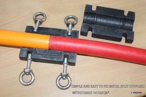 Acopladores Divididos de Aleación de Aluminio GOWIN (Modelo ASC) para Redes de Telecomunicaciones OFC, Fijaciones de Acero Inoxidable, Tamaños de 32-50 mm - Product Image 3