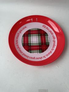Assiette en plastique écologique pour le camping, motif de Noël, motif de cerf, pour le dîner et le dessert, de <span class=keywords><strong>la</strong></span> marque chinoise Boutique - Product Image 6