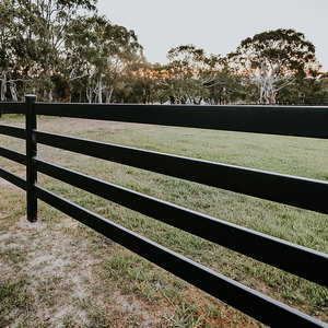 Valla de acero para <span class=keywords><strong>caballos</strong></span>, 3 rieles, límite al aire libre, valla de seguridad para granja, Panel de valla de riel para <span class=keywords><strong>caballos</strong></span> para granja - Product Image 4