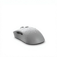 Ratón ergonómico inalámbrico para juegos de 2.4 GHz con retroiluminación RGB, 6 botones programables, sensor PAW 3311, recargable y óptico para PC