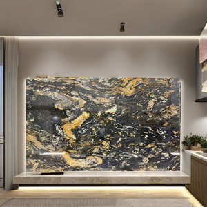 Plan de travail de cuisine en granit Magma Gold <span class=keywords><strong>Black</strong></span> Taurus, design moderne, pour villas, garantie 1 an, conception graphique - Product Image 6