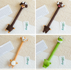 Jouets en peluche personnalisables de 40 cm, animaux à long cou, super doux, rembourrage en coton PP, options multicolores, cadeaux en gros - Product Image 5