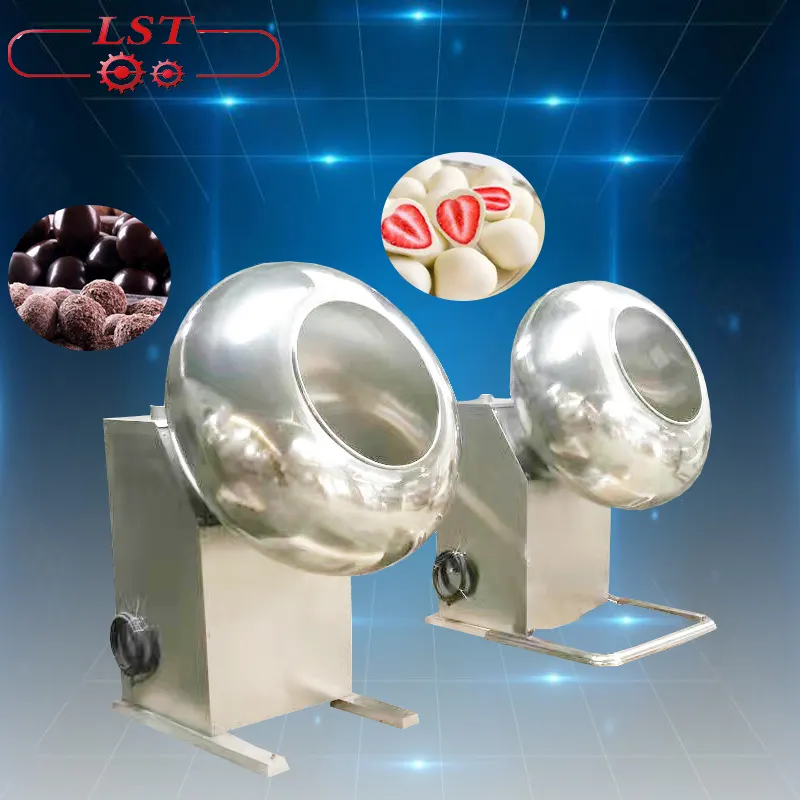 Nouvelle machine d'enrobage de chocolat d'arachides de noix de Production d'innovation pour l'enrobage de chocolat