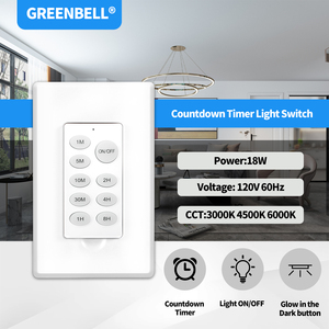 Minuteur sans fil intelligent à piles, minuterie de compte à rebours avec télécommande 30 m, 1-5-10-30 min/1-2-4-8 heures ON/OFF pour lumières, homologué ETL - Product Image 2