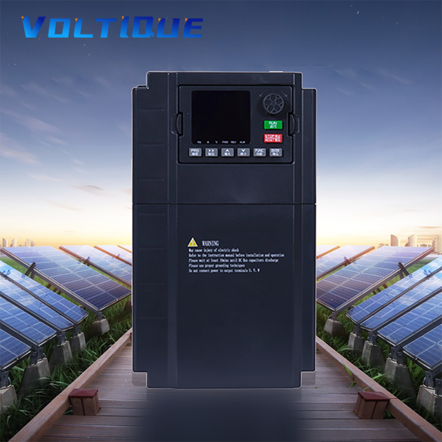 VOLTIQUE Modern Latest Custom Advanced 11KW 3-Phase PID/V/F Vector Control Frequency Inverter IP20 Overload Protection Motor