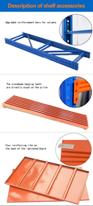 Estantería Metálica Resistente a la Corrosión, Unidad de Almacenamiento de 5 Niveles Ajustables, Estantería para Paletas de Almacén, Garaje, Supermercado, Hogar - Product Image 5