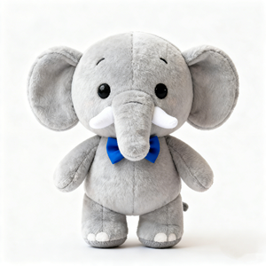 Tùy Chỉnh Mềm Thú Nhồi Bông Sang Trọng Con Voi Với Đôi Tai Lớn Dễ Thương Bé Mềm Đồ Chơi OEM <span class=keywords><strong>Grey</strong></span> <span class=keywords><strong>Elephant</strong></span> Đồ Chơi Sang Trọng - Product Image 6