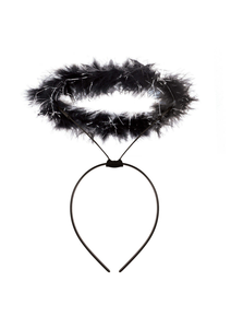 Ailes d'ange noires sombres, <span class=keywords><strong>halo</strong></span> et tutu, ensemble de costume d'Halloween, déguisement pour enfants - Product Image 2