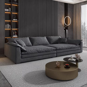 Sofá de Lujo para Sala de Estar, Hermoso Sofá, Sofá de Terciopelo Italiano, Sofás de Lujo Modernos, Sofá en Forma de L, Sofá Elegante - Product Image 2