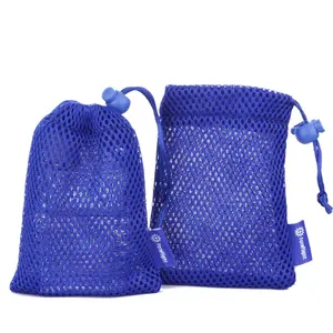 Nice soap packaging net small drawstring nylon mesh bag