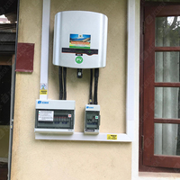 Boîte de distribution électrique étanche IP66 en ABS, 12 voies, avec rail DIN, 450V 220A