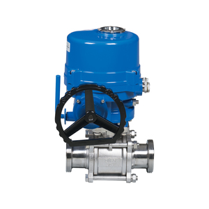 Válvula de Bola LQ DN65 PN16 con Actuador Motorizado Eléctrico, Equipo de Control de Líquidos con Operación Manual con Volante - Product Image 6