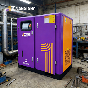 Compresseur à vis PM VSD haute efficacité 7,5-55KW 13bar 395CFM équipé d'un bloc d'air GHH authentique pour l'industrie HH-RAND - Product Image 5