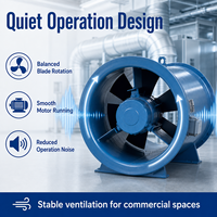 Ventilateur de gaine puissant et silencieux pour salle de bain, extracteur industriel à flux incliné, ventilateur d'extraction de cuisine pressurisé 3000-110000m/h