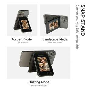 Ốp lưng điện thoại thông minh màn hình E Ink thông minh NFC cao cấp thiết kế mới, có giá đỡ từ tính, có thể tự thiết kế dành cho iPhone 17 16 15 14 13 Pro Max - Product Image 6