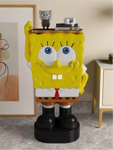 Modelo <span class=keywords><strong>de</strong></span> <span class=keywords><strong>Bob</strong></span> <span class=keywords><strong>Esponja</strong></span>, muñeca <span class=keywords><strong>de</strong></span> resina, Serie <span class=keywords><strong>de</strong></span> mano, regalos para sala <span class=keywords><strong>de</strong></span> estar, sofá, arte, decoraciones <span class=keywords><strong>de</strong></span> gabinete <span class=keywords><strong>de</strong></span> TV - Product Image 4