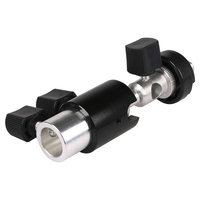 Vente en gros Support de tête de boule pivotante multifonctionnel Type D Support de parapluie Support de Flash pour appareil photo