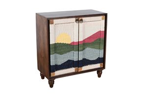 Durable 2 Door Cabinet with Lockable Design Strong Wooden Storage Furniture <b>for</b> Bedroom Living Room <b>Kitchen</b> Office - Product Image 4