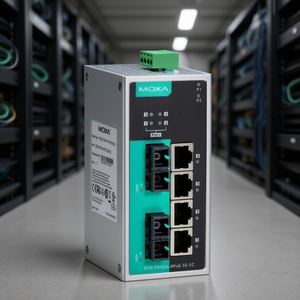 Moxa EDS-P206A-4PoE-SS-SC-T DIN Rail <b>PoE</b> Unmanaged <b>Switch</b> 4 Port Enterprise <b>Switch</b> - Product Image 3