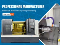 Mesin Bubut CNC Horizontal Tugas Berat TCK56 dengan Spindel Tunggal, Meja Miring, dan Sistem Kontrol