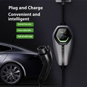 ユニバーサルポータブルEV充電器3.5kW 7kWウォールマウント対応タイプ1/48A J1772プラグ16A 32A ACホーム充電ステーションOEM工場 - Product Image 3