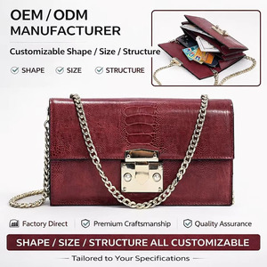 Bolso de Mano para Mujer, de Piel de Cocodrilo, Anti-Robo, Personalizable, Estilo <span class=keywords><strong>Trapstar</strong></span>, Bolso de Hombro, Fabricante de <span class=keywords><strong>Bolsos</strong></span> de Poliéster OPP, Estilo Coreano - Product Image 1
