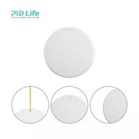 Ornements de Noël en céramique à sublimation PYD Life 2026, décorations suspendues à transfert thermique, cadeaux personnalisés en gros