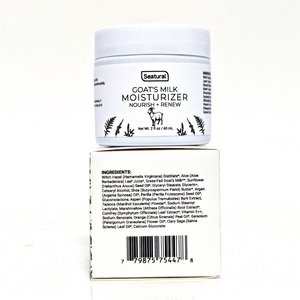 Crème hydratante pour le visage au <span class=keywords><strong>lait</strong></span> <span class=keywords><strong>de</strong></span> <span class=keywords><strong>chèvre</strong></span> naturel personnalisée, crème nourrissante pour le visage, lotion pour peaux sèches et sensibles - Product Image 5