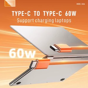 สายชาร์จเร็ว <span class=keywords><strong>JOKO</strong></span> DL86 60W แบบ Type-C (วัสดุ PVC) รุ่นใหม่ - Product Image 6