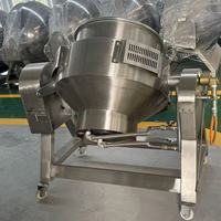 Marmite à soupe inclinable à gaz DONGKE en acier inoxydable pour compote de fruits et ragoûts