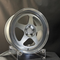 Nueva Llanta Forjada de 5 Radios con Borde Pulido Estilo Deep Dish 5x4.5 5x5 5x5.5 17 18 19 20 21 Personalizada Universal para Coches de Pasajeros
