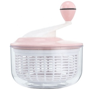 Escurridor de ensalada de plástico de 3.5L, escurridor manual de verduras, lavador de hojas, fácil de limpiar - Product Image 6