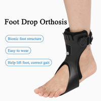 Chaussons de rééducation pour pied tombant et hémiplégie avec clips de cheville à rotation intérieure/extérieure pour une protection professionnelle