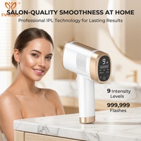 Épilateur laser IPL PAKISS 999999 sans douleur pour usage domestique, pour le visage et le corps, épilation au laser à domicile