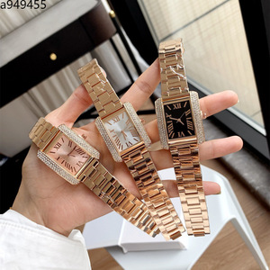 <span class=keywords><strong>Orologio</strong></span> da donna alla moda stile influencer, <span class=keywords><strong>orologio</strong></span> da uomo al quarzo con quadrante quadrato e diamanti, alla moda - Product Image 2