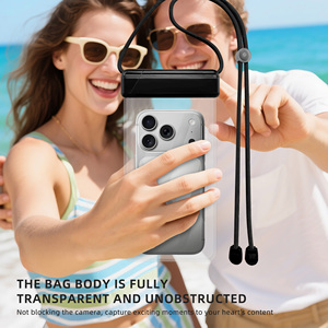 New Universal 8 Inch Waterproof <strong>Mobile</strong> Phone <strong>Bag</strong> Clear Easy to Use Touch Sensitive Dry Pouch for Water Sports - Product Image 5