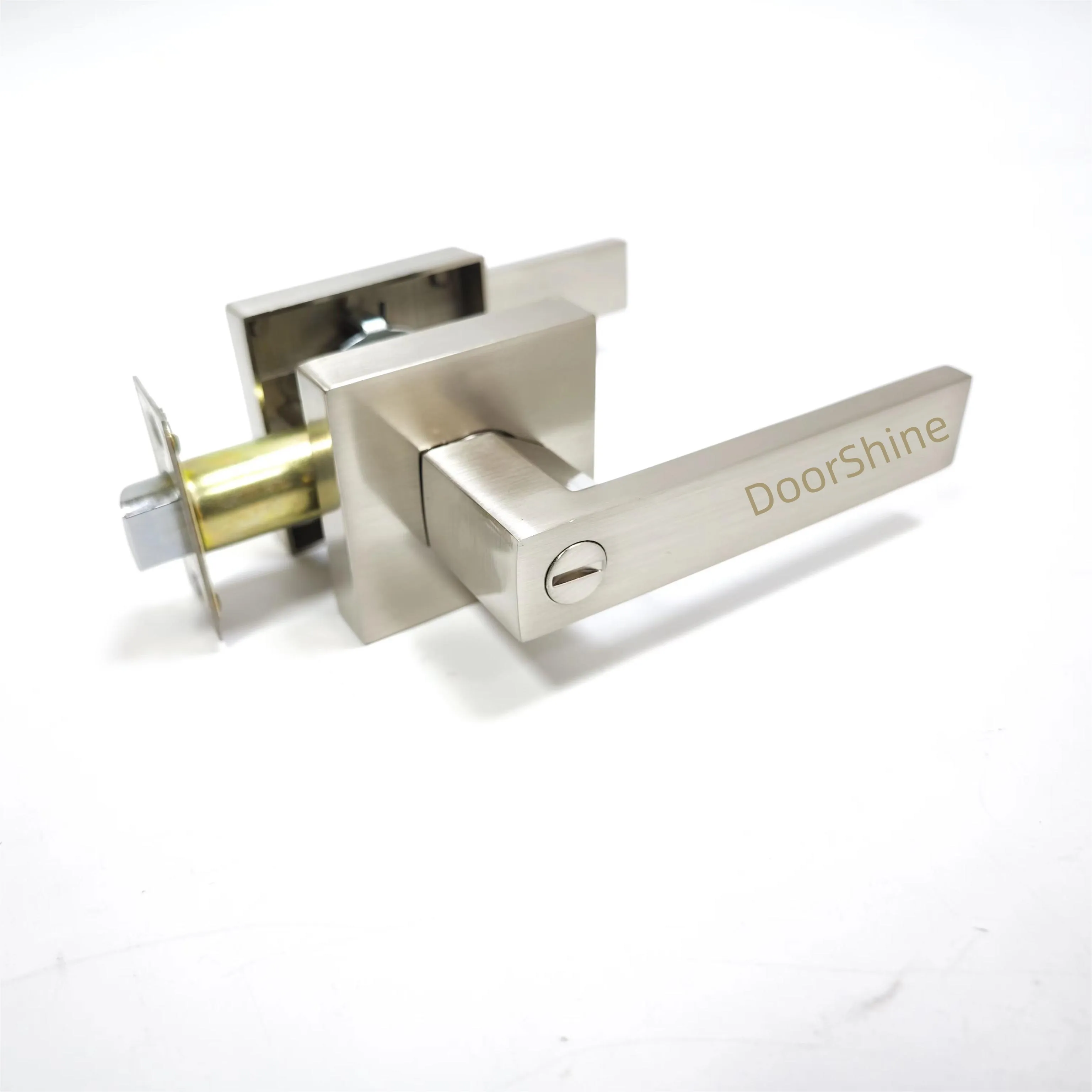 American Standard Cerradura De Pomo Chapa Double Sided Washroom Bathroom Tubular Lever Knob Lock Door Lock handle